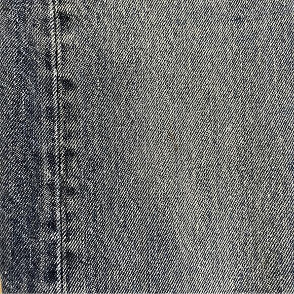 Levi's 501 Buttonfly Straight Medium Wash Denim Jeans Mens 34x30 Classic Basic - Picture 10 of 11